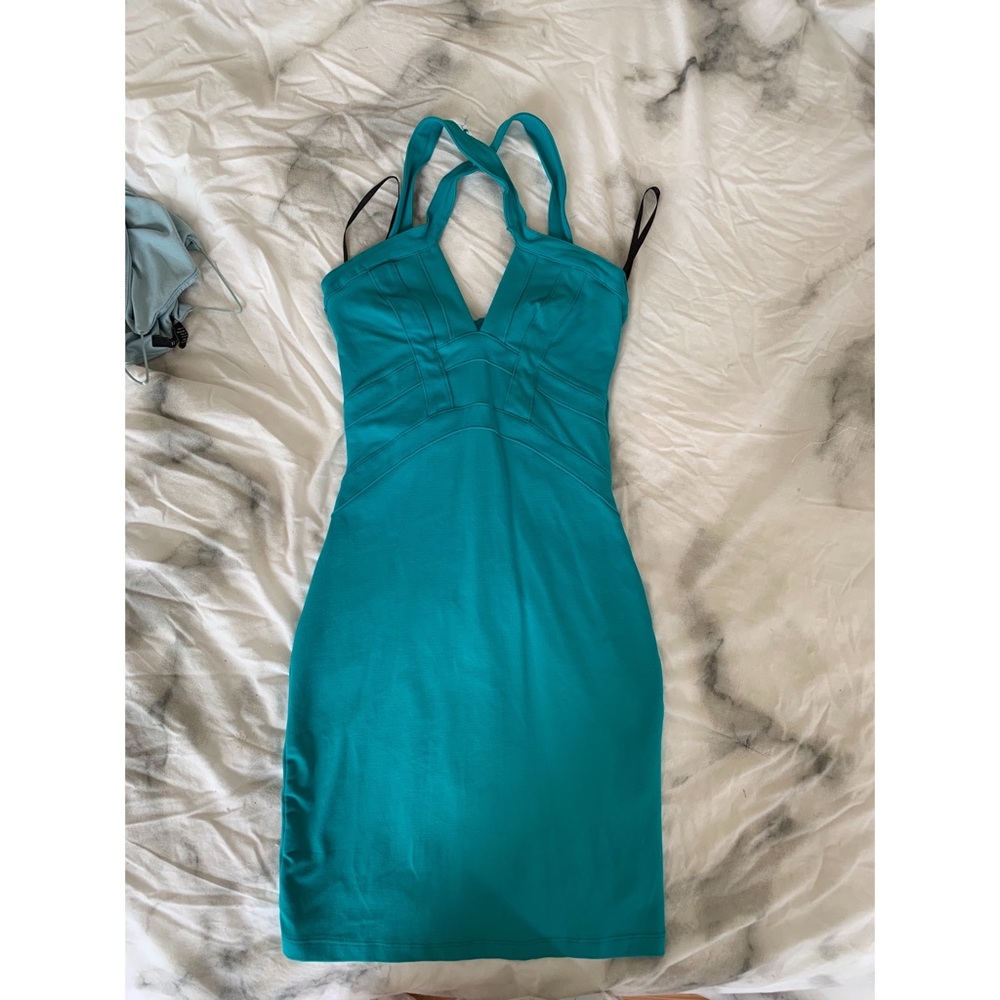 Bebe turquoise dress